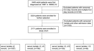 Outcomes of hyperlactatemia on admission in critically ill patients with acute myocardial infarction: A retrospective study from MIMIC-IV